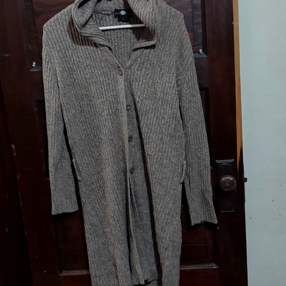 Hooded Long Cardigan